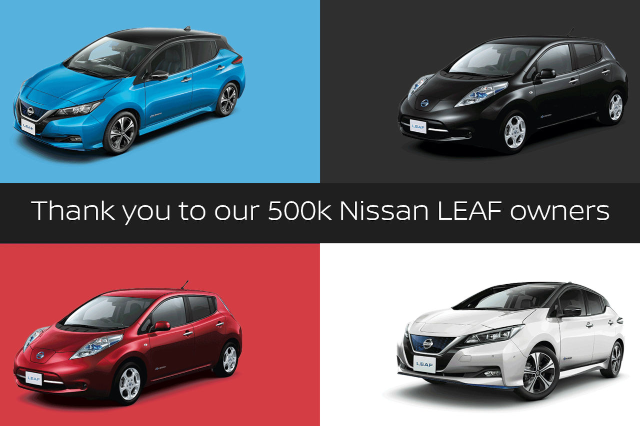 Nissan celebra el décimo aniversario del LEAF