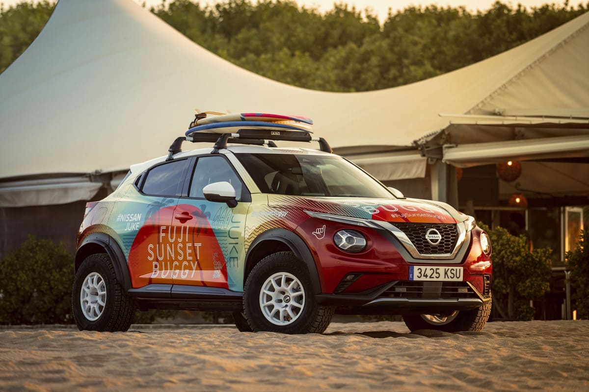 El Nuevo Nissan Juke Fuji Sunset Buggy conquista la playa