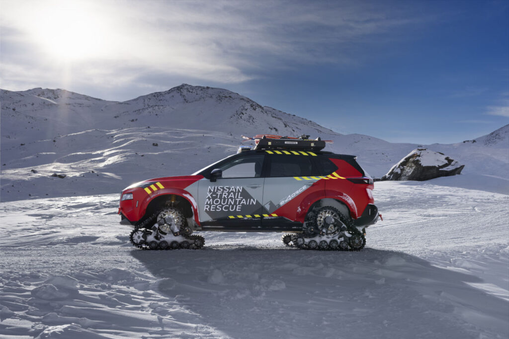 Nissan X-Trail Mountain Rescue: un prototipo para el rescate en la nieve